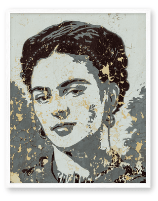 Frida Kahlo Peeling Portrait