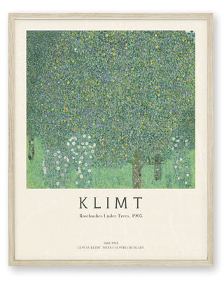 Klimt - Rose Bushes Under Trees