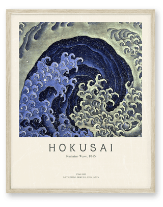 Hokusai - Feminine Wave