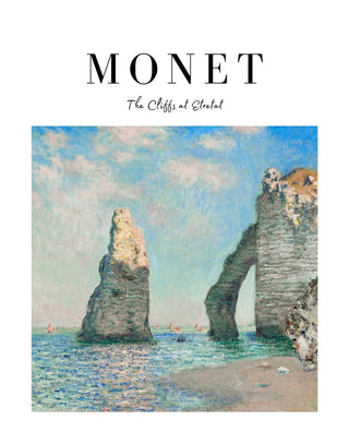 Monet - The Cliffs at Etretat P2