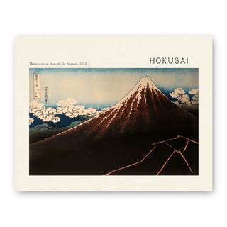 Hokusai - Rainstorm Beneath the Summit