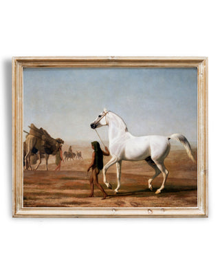 Vintage Southwest Horse Painting  | Desert Wall Art | Rustic Cowboy Painting | Earth Tone