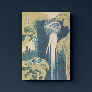 Hokusai - The Amida Falls - Canvas