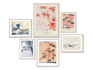 Japanese Classic Art Gallery Wall 6 Art Prints