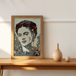 Frida Kahlo Peeling Portrait