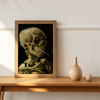 Van Gogh - Skull of a Skeleton with Burning Cigarette
